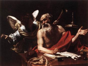 西矇 烏埃 St Jerome and the Angel 西矇 烏埃 St Jerome and the Angel